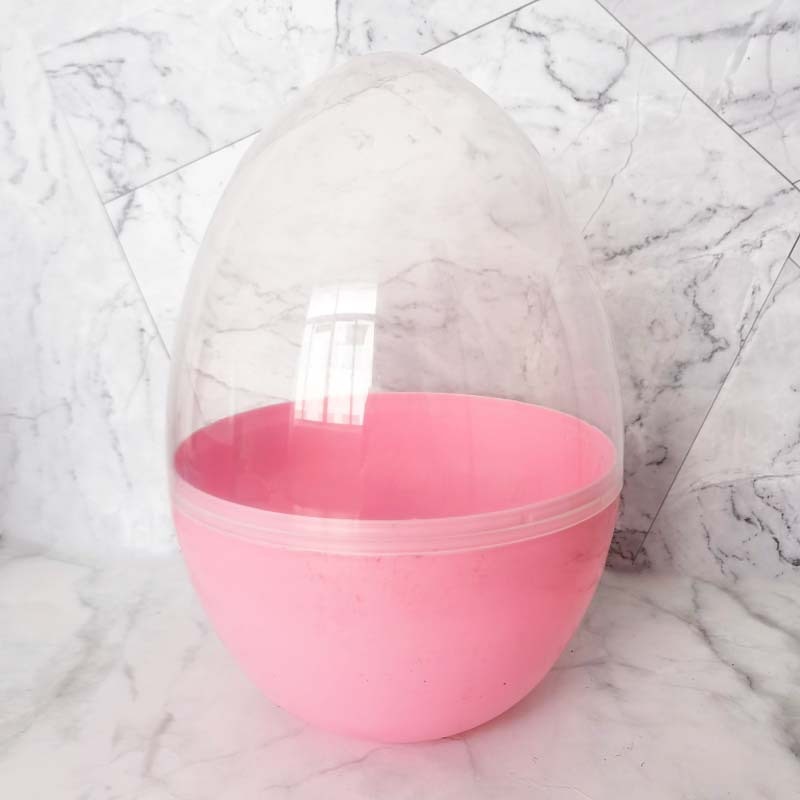 11.8*7.87 inches Mixed Color Plastic Refillable Eggs for Easter - Chinese Warehouse