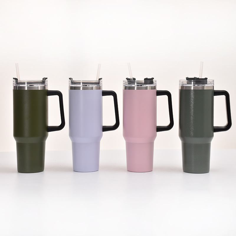 Subliamated1.0 40oz Stainless Steel Coffee Travel Mugs  Mixed colors - Chinese Warehouse