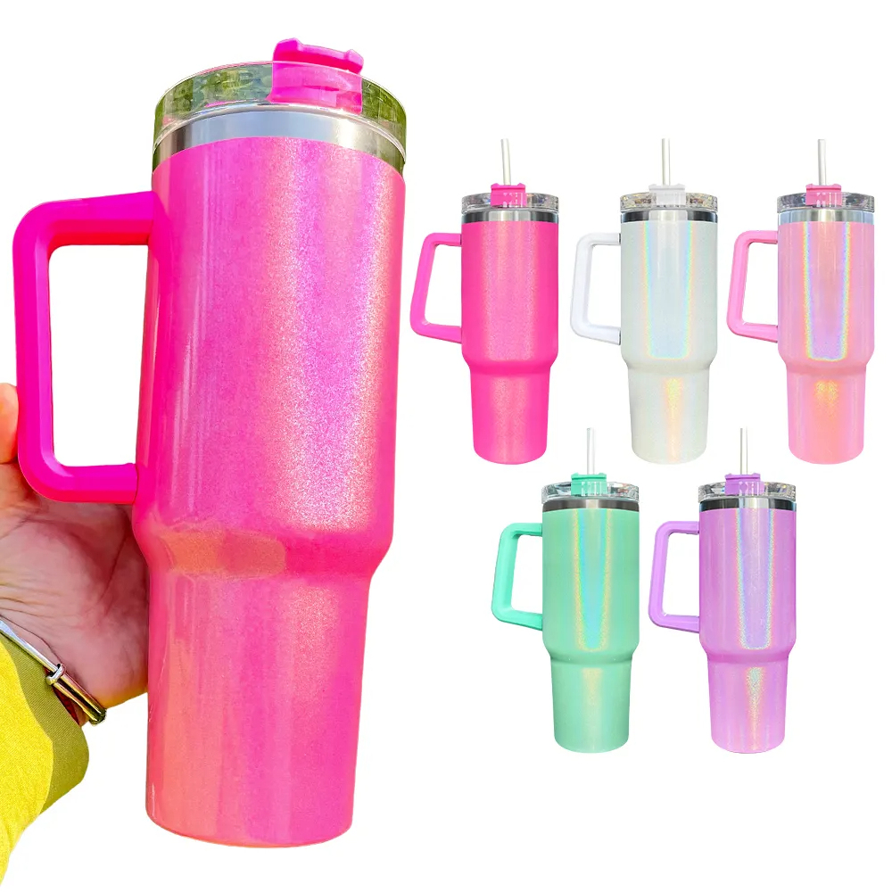 RTS US case of x25  40oz Stanley V1.0 rainbow color stainless tumbler