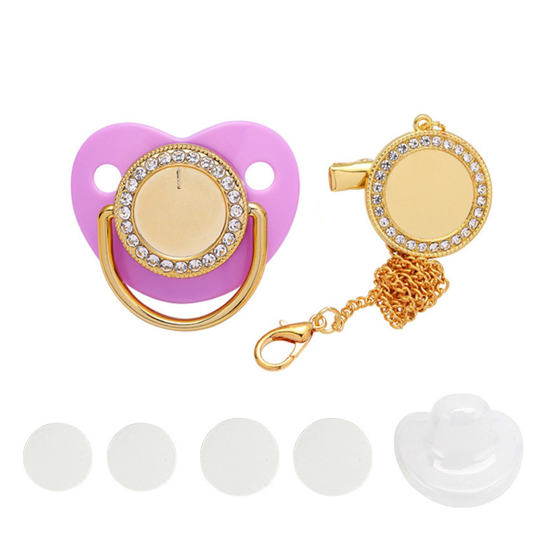 RTS CHINA  case of 50pcs  sublimation baby pacifier