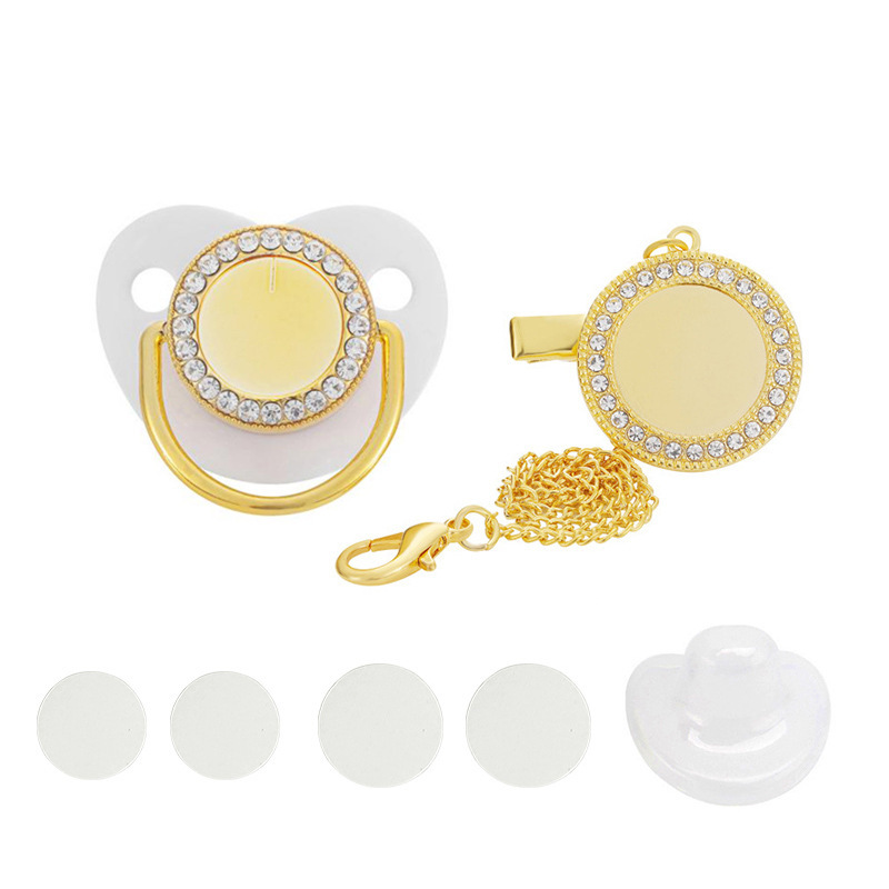 RTS CHINA  case of 50pcs  sublimation baby pacifier