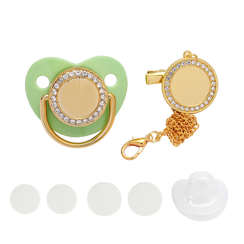 RTS CHINA  case of 50pcs  sublimation baby pacifier