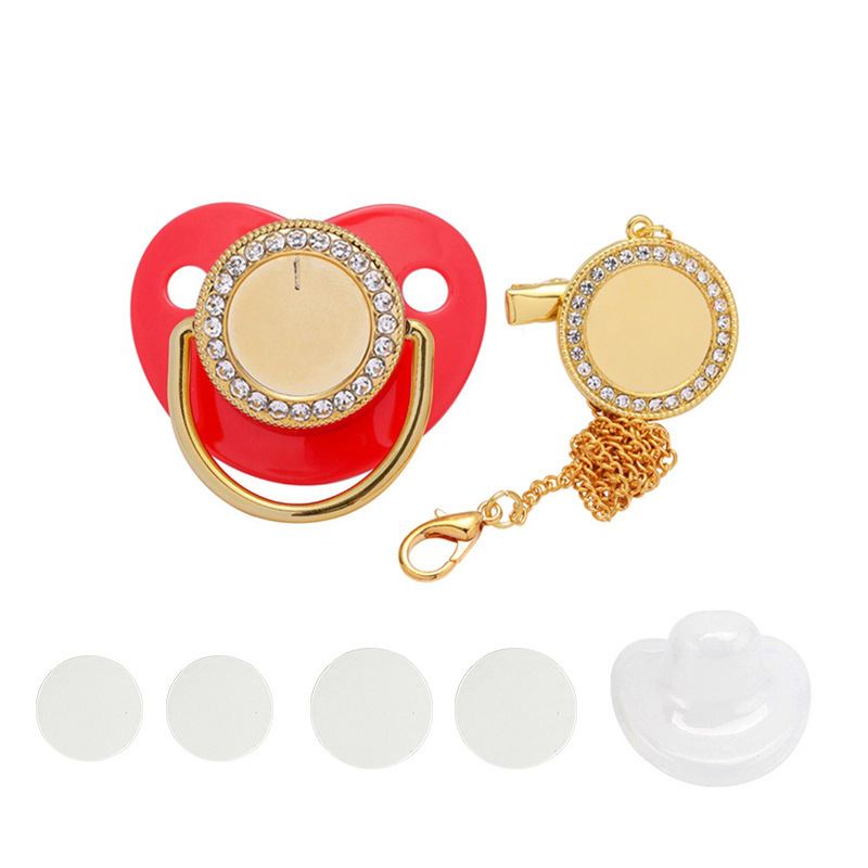 RTS CHINA  case of 50pcs  sublimation baby pacifier