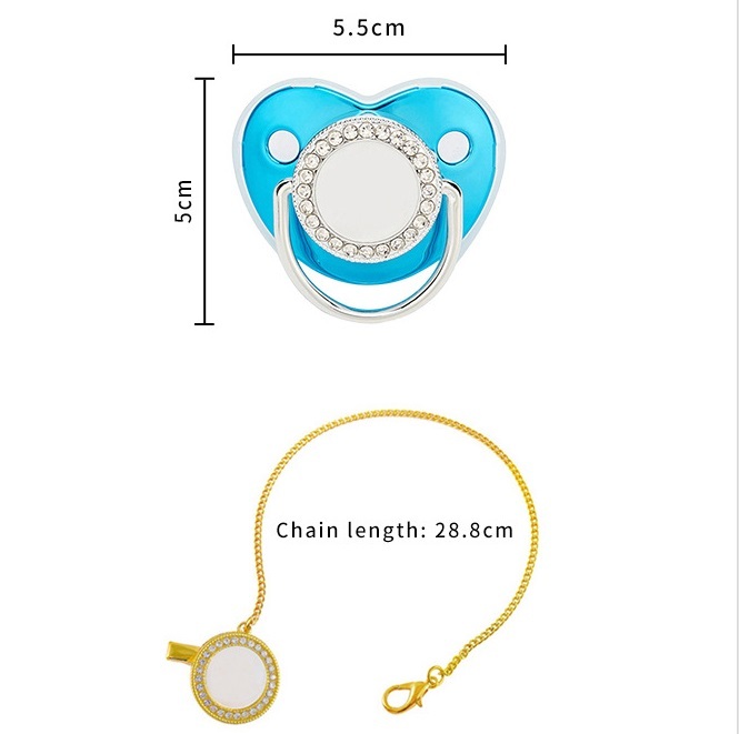 RTS CHINA case of 50pcs sublimation baby pacifier
