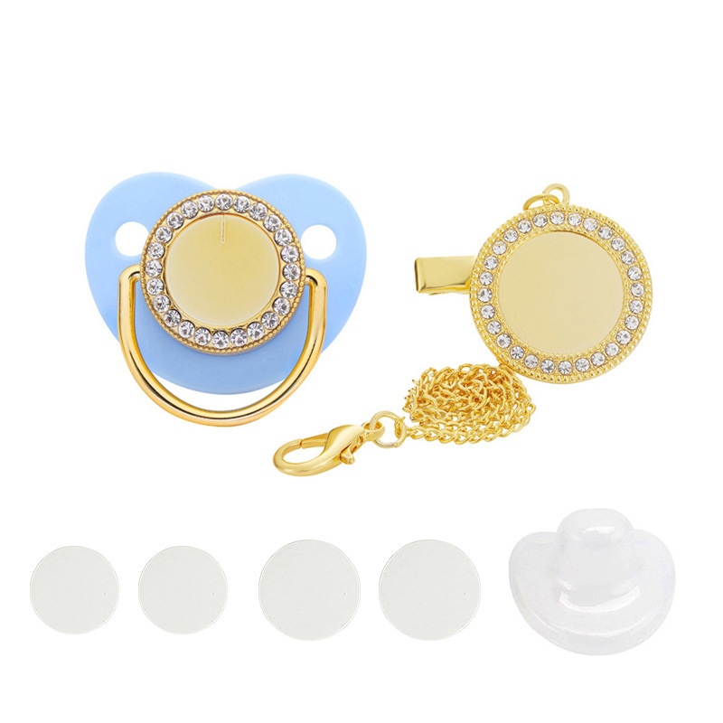 RTS CHINA  case of 50pcs  sublimation baby pacifier
