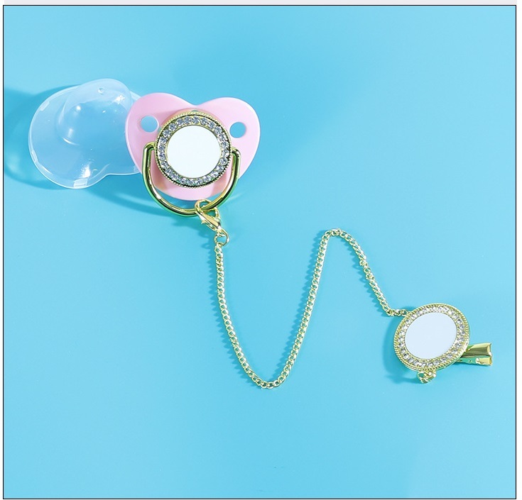 RTS CHINA  case of 50pcs  sublimation baby pacifier