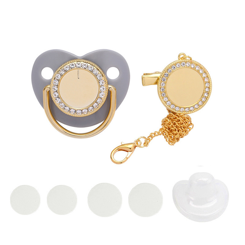 RTS CHINA  case of 50pcs  sublimation baby pacifier