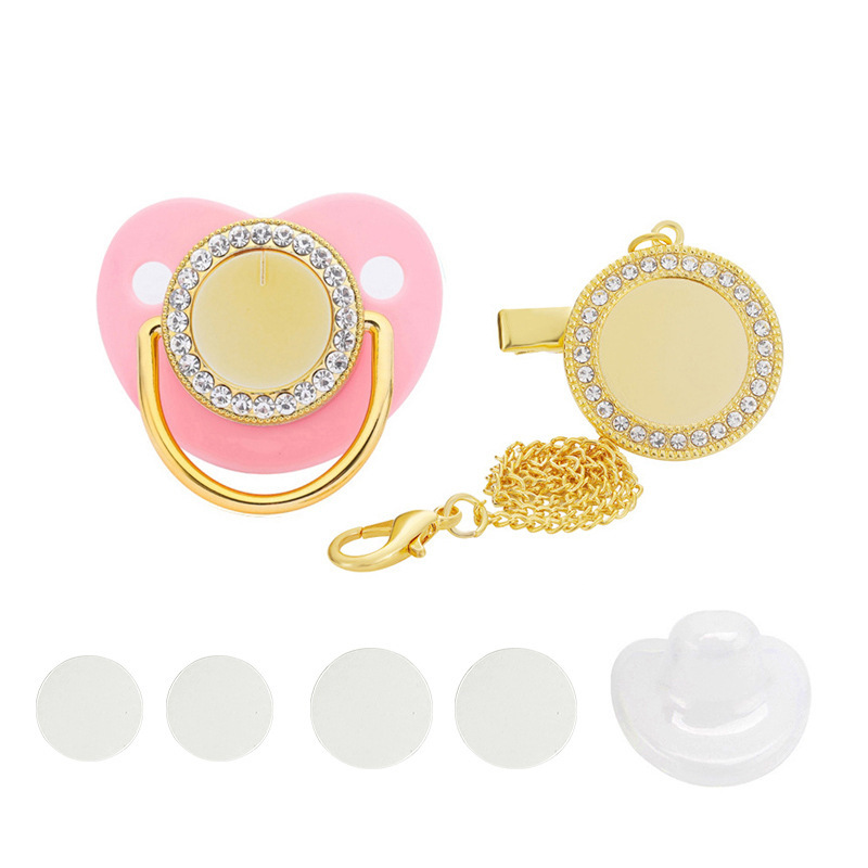 RTS CHINA  case of 50pcs  sublimation baby pacifier