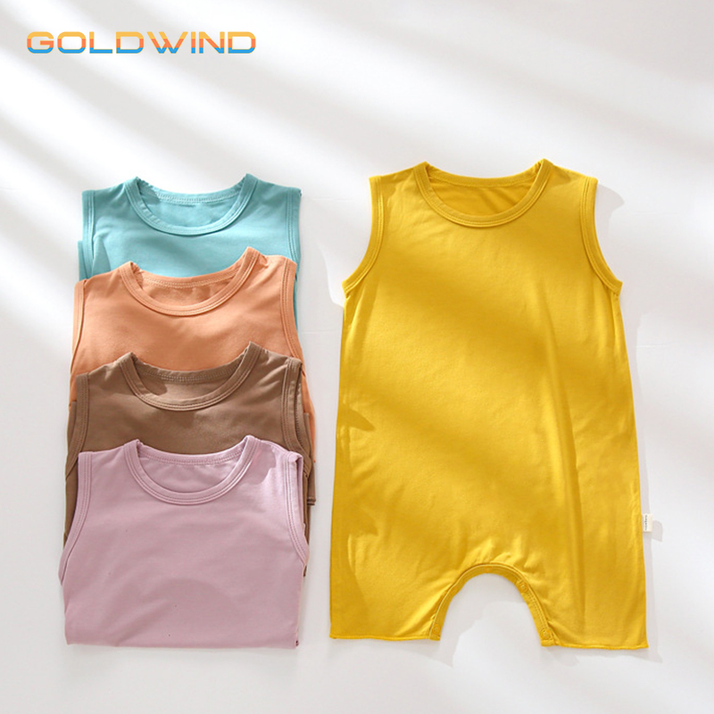 Unisex Babies' Snap-Up Rompers summer- Chinese Warehouse
