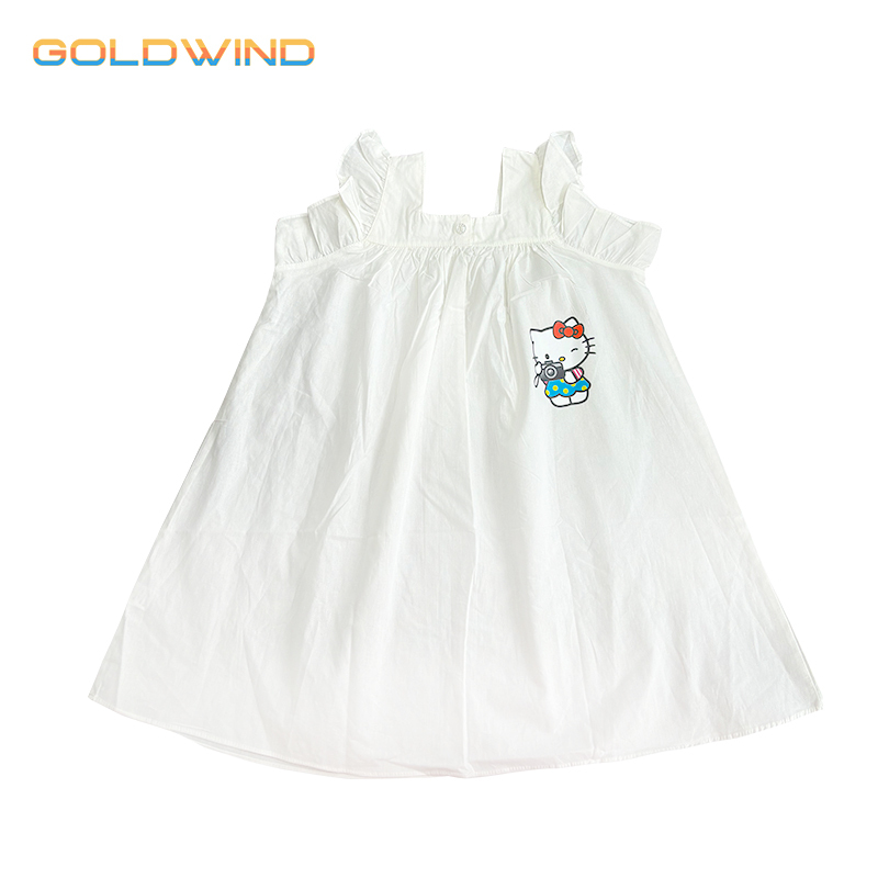 100% Cotton Elegant Princess Dress for Baby Girls Sleeveless Cami Dress for Baby Girls - Chinese Warehouse