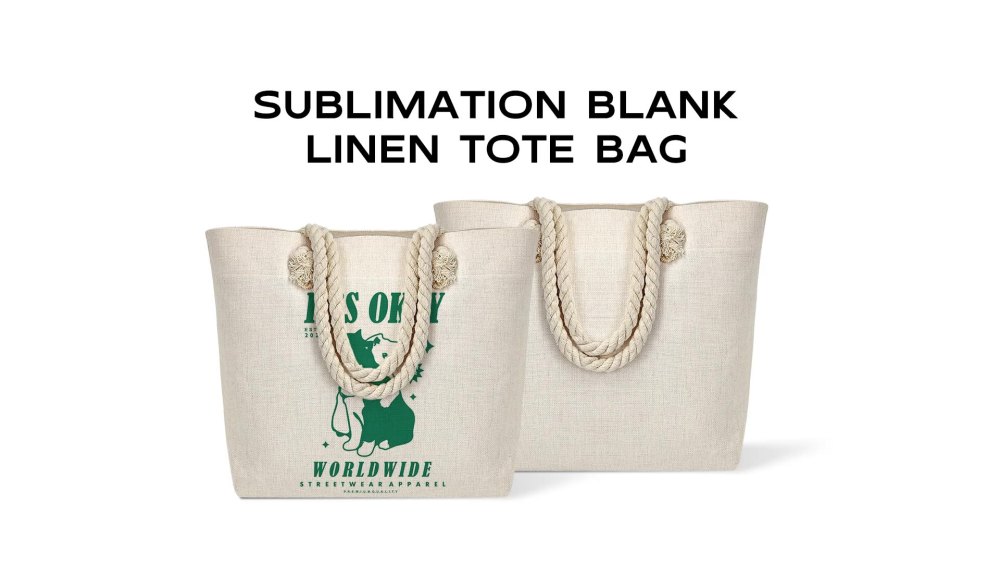 RTS CHINA Case of 50pcs sublimation TOTE bag