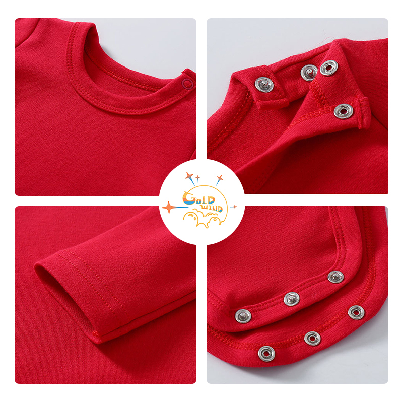 Cotton Long Sleeve Baby Onesies with Mixed  Sizes and Colors - Chinese Warehouse