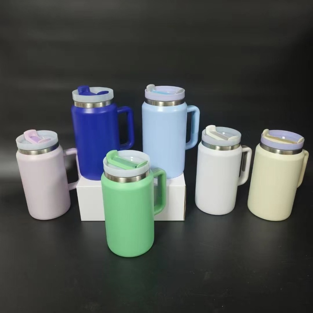 RTS CN -- 50oz Sublimation Sports Large Capacity Tumblers with Handle