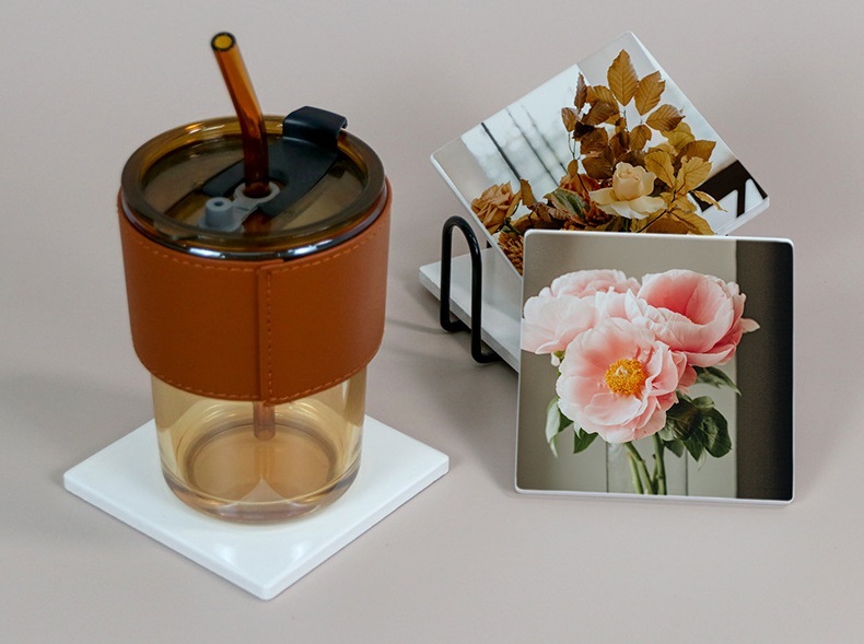 RTS China Round/square sublimation ceramic coaster