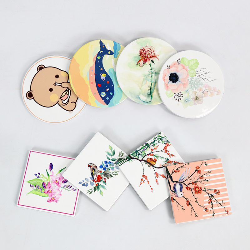 RTS China Round/square sublimation ceramic coaster