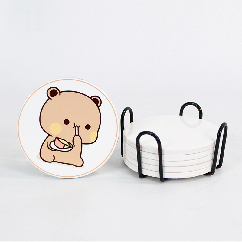 RTS China Round/square sublimation ceramic coaster