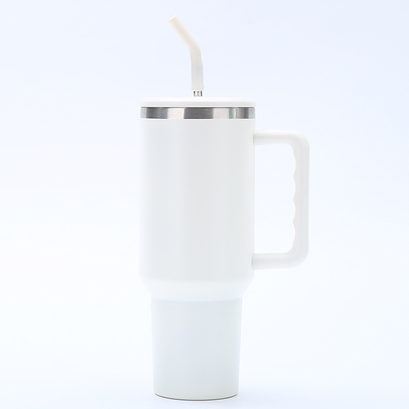 RTS CN -- 40oz Colored Sublimation Stanly3.0 Tumblers with Plastic Straw&Lids