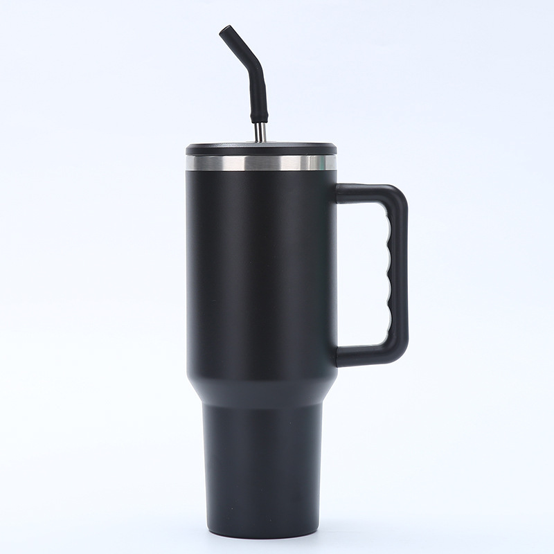 RTS CN -- 40oz Colored Sublimation Stanly3.0 Tumblers with Plastic Straw&Lids