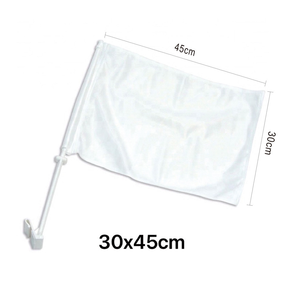 30*45cm Double Sided Car Sublimation Flag - Chinese Warehouse