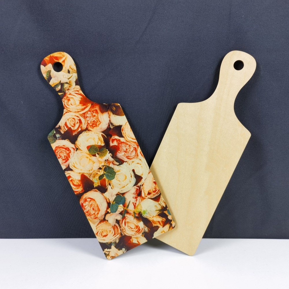 RTS CHINA  case of 50 pack sublimation mini wood chopping board &decoration board
