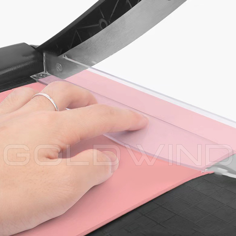 12" Paper Cutter Slicer with Safety Guard and Blade Lock Cut Length Guillotine Paper Cutter with 16 Sheet Capacity  - Chinese Warehouse