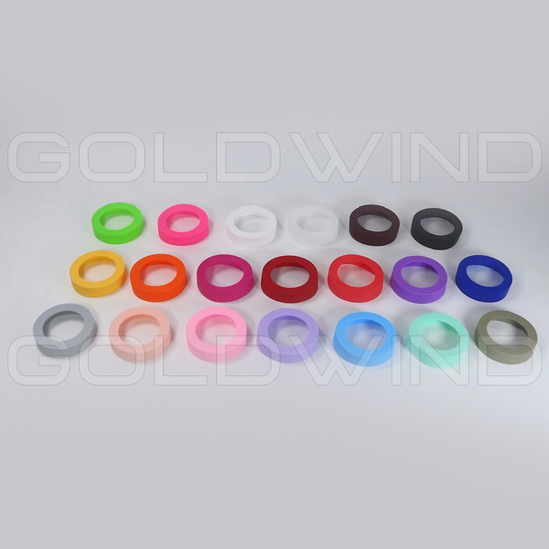 70mm Multi Colors Bottom Protective Silicone Cover Heat-Resistant Water Bottle Holder Non-Slip Coaster - Chinese Warehouse