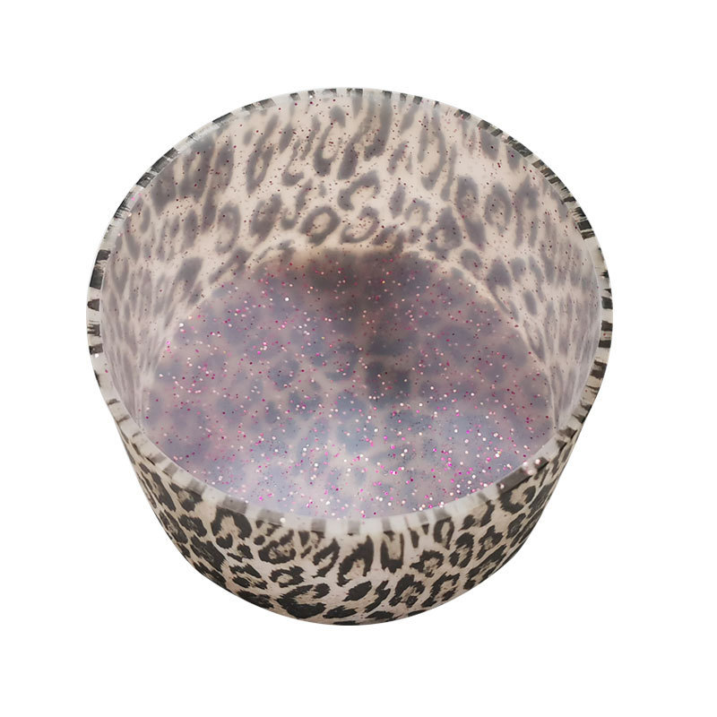 RTS CHINA Creative glitter silicone cup cover translucent sports water bottle cup bottom protective cover Stanley luminous bottom bottle cover