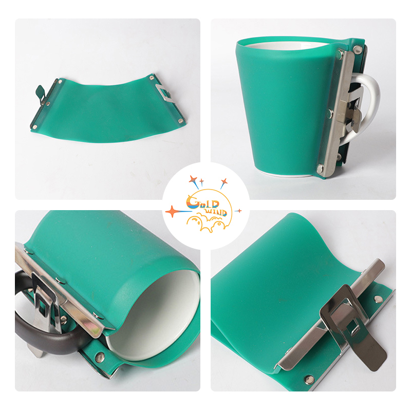 3D Sublimation Silicone Mug Wraps Mold Cup Clamp Fixture for Printing Mugs Sublimation Heat Transfer Machine - Chinese Warehouse