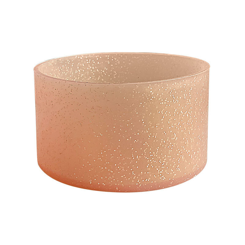 RTS CHINA Creative glitter silicone cup cover translucent sports water bottle cup bottom protective cover Stanley luminous bottom bottle cover