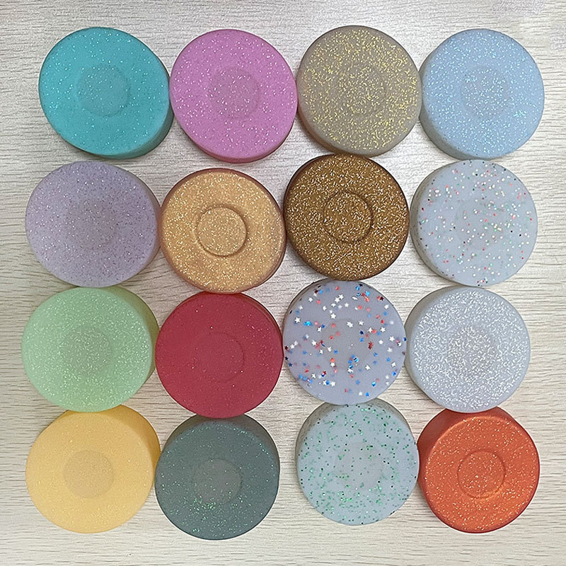 RTS CHINA Creative glitter silicone cup cover translucent sports water bottle cup bottom protective cover Stanley luminous bottom bottle cover