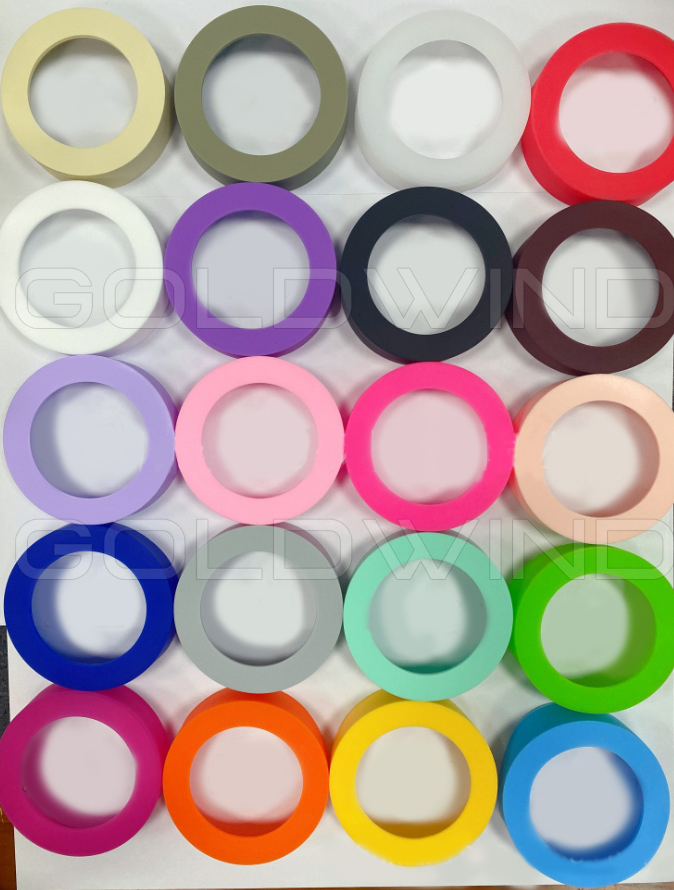 70mm Multi Colors Bottom Protective Silicone Cover Heat-Resistant Water Bottle Holder Non-Slip Coaster - Chinese Warehouse