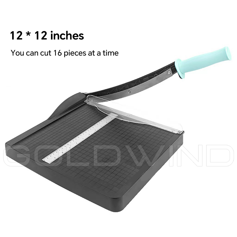 12" Paper Cutter Slicer with Safety Guard and Blade Lock Cut Length Guillotine Paper Cutter with 16 Sheet Capacity  - Chinese Warehouse
