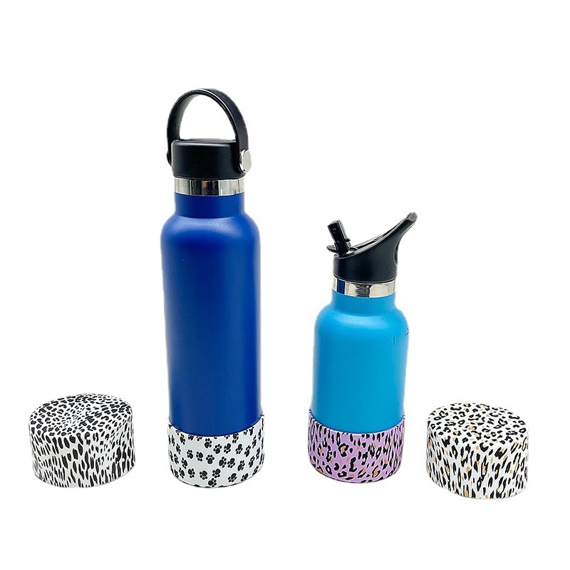 RTS CHINA 12-24oz silicone cup cover  sports water bottle cup bottom protective cover Stanley luminous bottom bottle cover