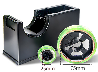 Desktop Tape Dispenser Plastic Transparent Tape Cutter Packing Tape Table with Seat  - Chinese Warehouse