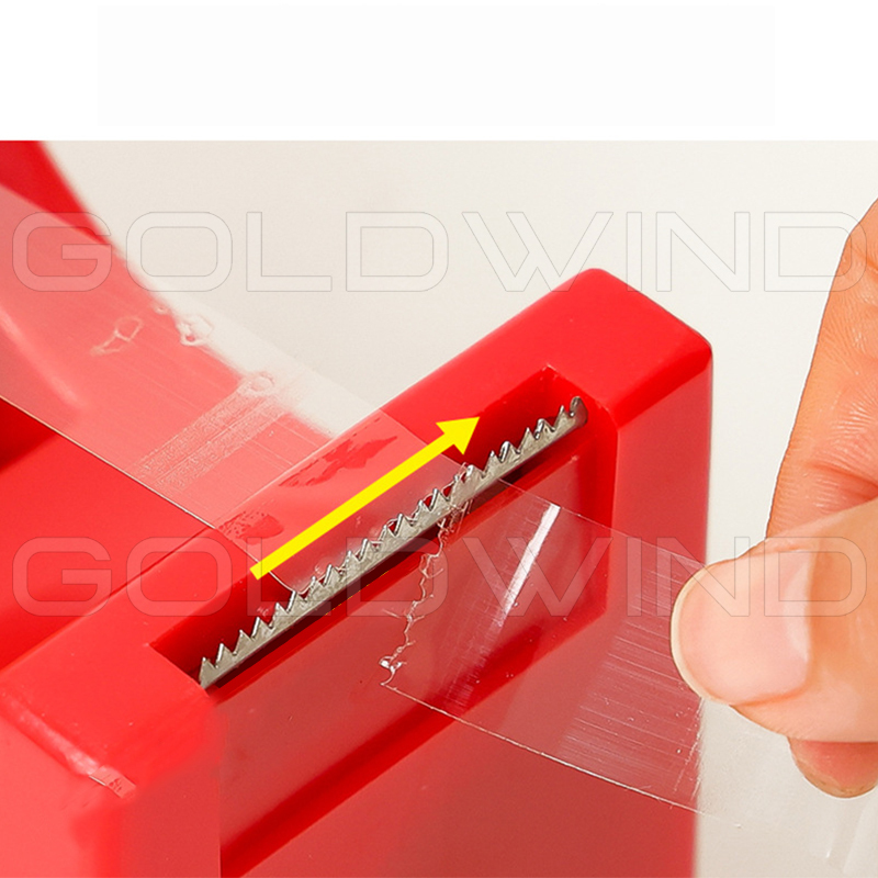 Desktop Tape Dispenser Plastic Transparent Tape Cutter Packing Tape Table with Seat  - Chinese Warehouse