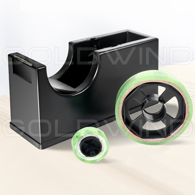 Desktop Tape Dispenser Plastic Transparent Tape Cutter Packing Tape Table with Seat  - Chinese Warehouse