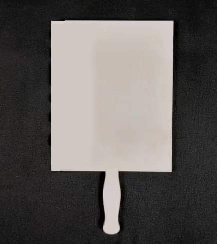 Sublimation Blank MDF Fan - Chinese Warehouse