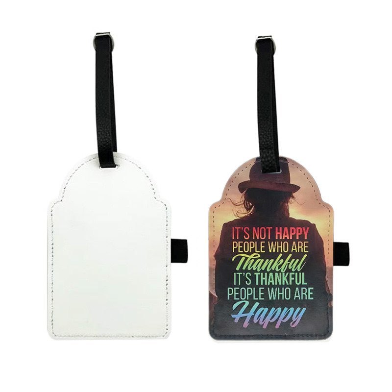 Sublimation Blank Printed PU Leather Golf Tack Holder with Tees  - Chinese Warehouse