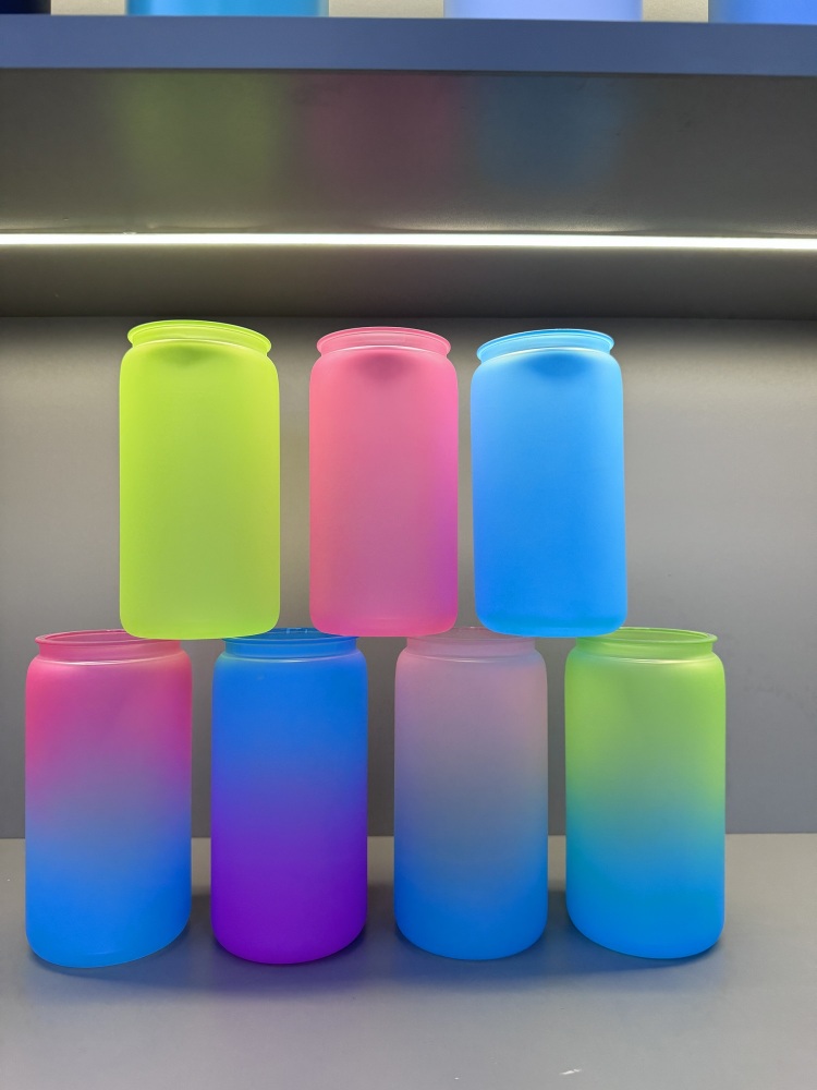 RTS Chinese Warehouse Case of 50pack 16oz Acrylic tumbler with Plastic Color Lid and Plastic Straw