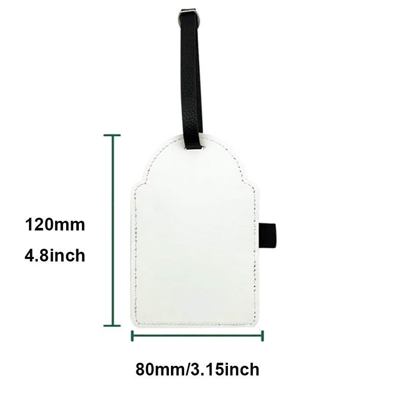 Sublimation Blank Printed PU Leather Golf Tack Holder with Tees  - Chinese Warehouse