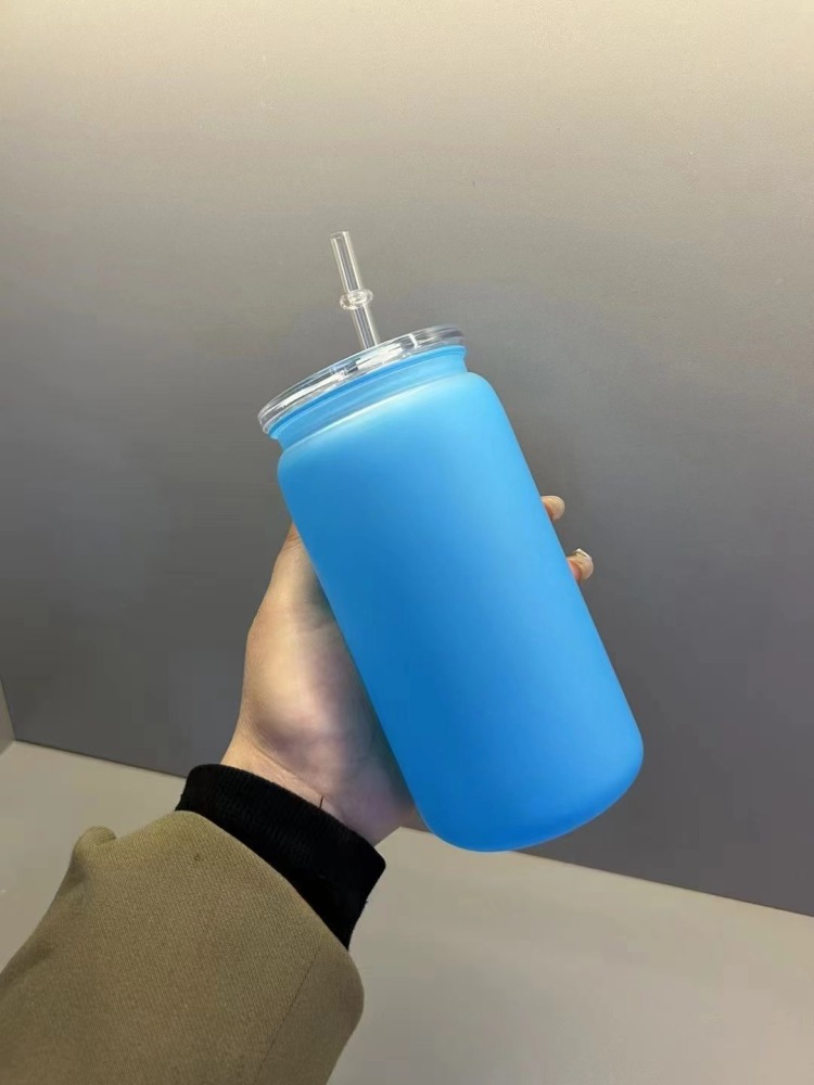 RTS Chinese Warehouse Case of 50pack 16oz Acrylic tumbler with Plastic Color Lid and Plastic Straw