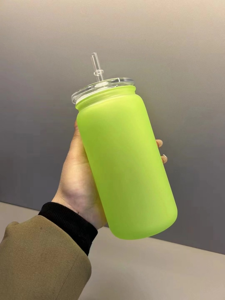 RTS Chinese Warehouse Case of 50pack 16oz Acrylic tumbler with Plastic Color Lid and Plastic Straw