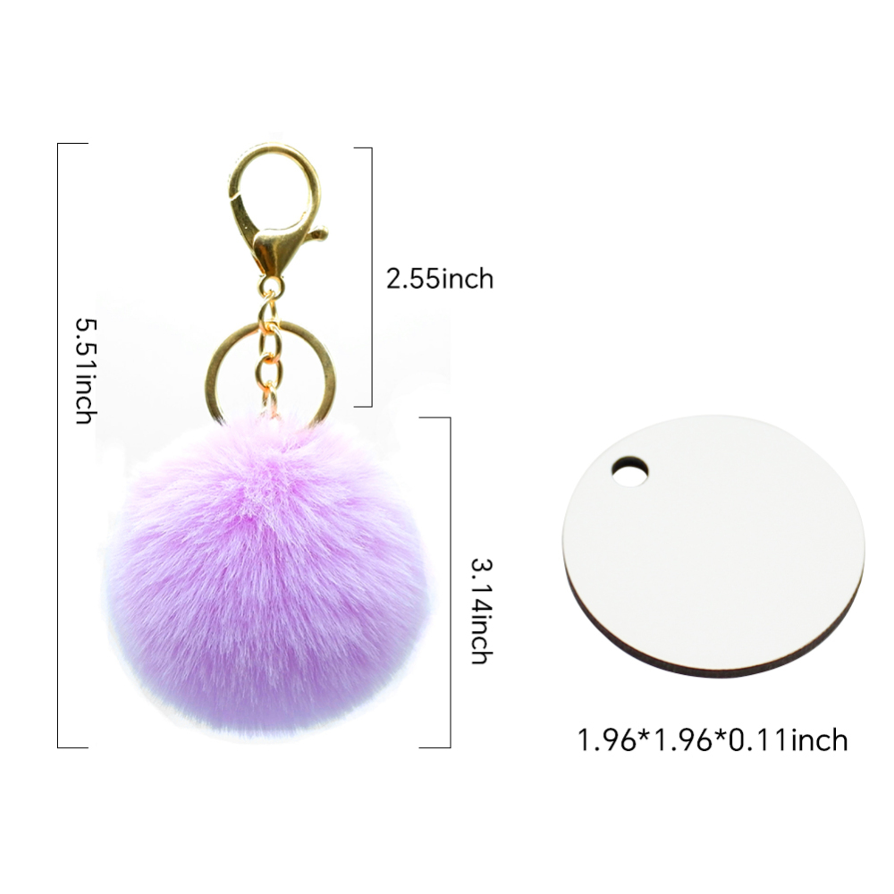 RTS CHINA -- decorative pendant with sublimation MDF attachment
