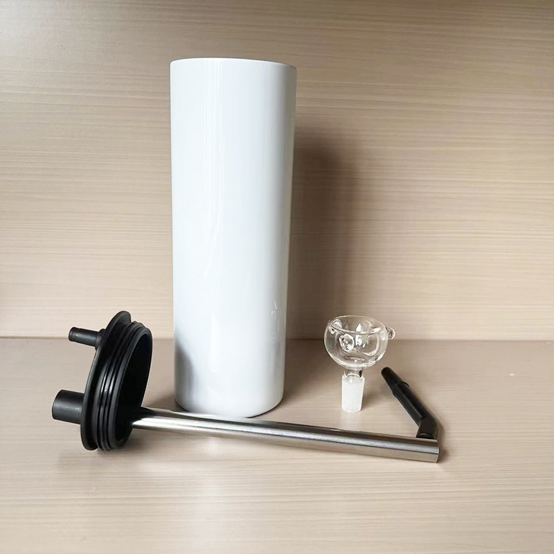 RTS CHINA 20oz Sublimation Double Wall Stainless Steel Straight Hookah Tumblers