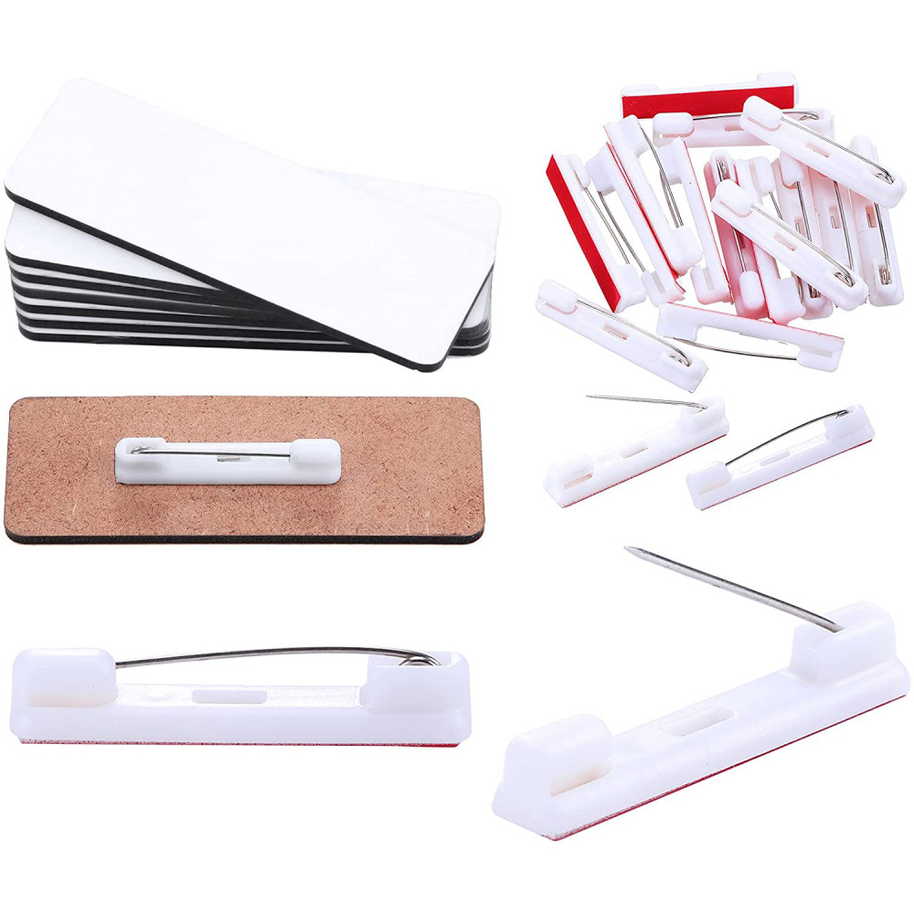 RTS CHINA MDF sublimation name tag &name badge