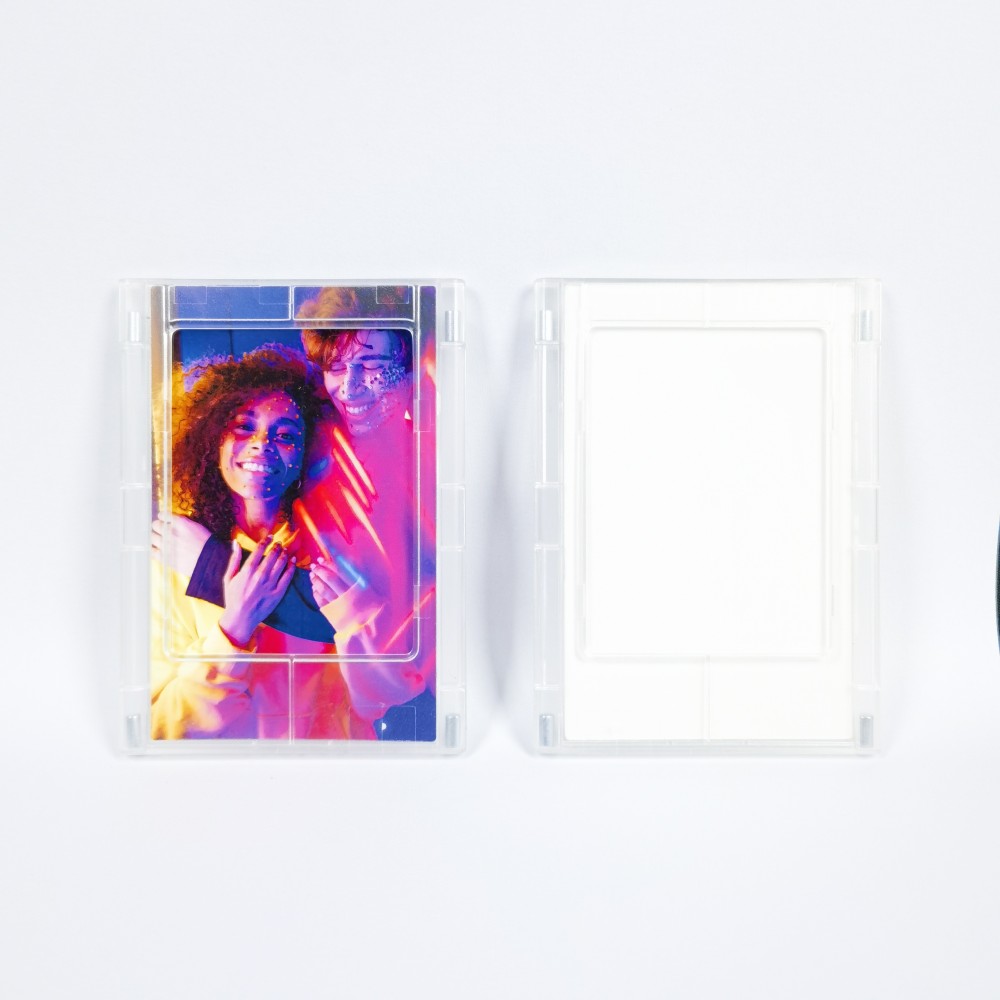 RTS CN - 3.5*2.5 Inches Sublimation Plastic Magnetic Refrigerator Frame Sticker