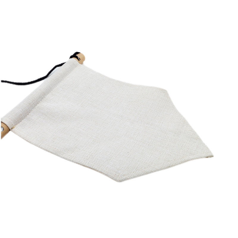 RTS CHINA  — Case of 50pcs 12x8 Inches Sublimation Blank Linen Banner