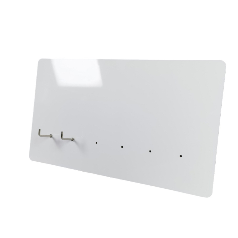RTS CHINA  — Case of 25pcs 6.2x10.6 Inches MDF Sublimation Blank  6 Hole Hanging Plate Key Clothes Hook Decorative Plate