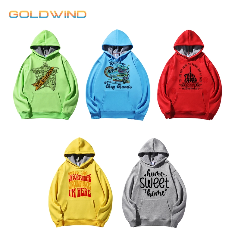 RTS US Warehouse Case of 25pack 5 Colors Sublimation Hoodie with Mixed