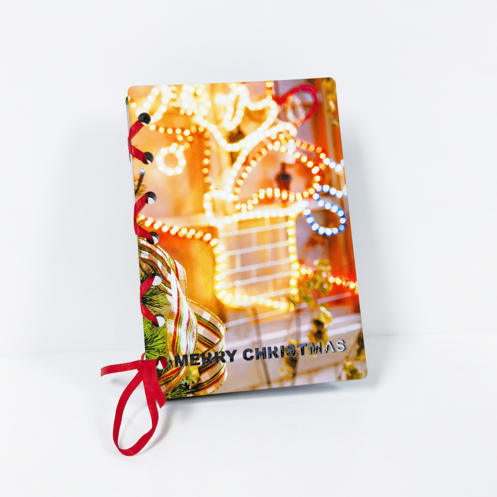 RTS CN - 3.54x5 Inches MDF Sets of 2pcs Double Sided Sublimation Blank Christmas Cards